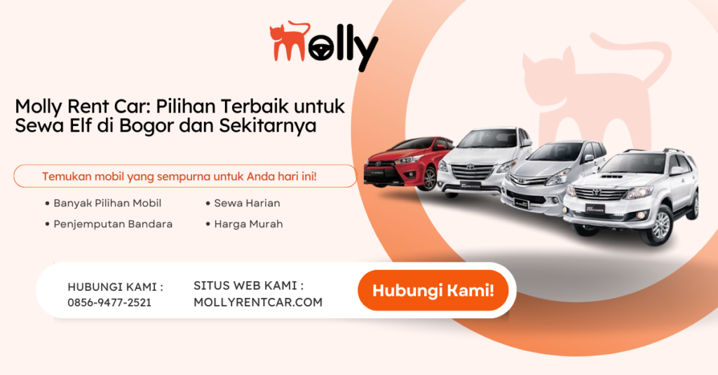 Molly Rent Car Pilihan Terbaik untuk Sewa Elf di Bogor dan Sekitarnya | Molly Wisata 2024