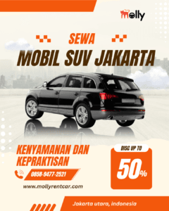 Sewa Mobil SUV di Jakarta dengan Mollyrentcar