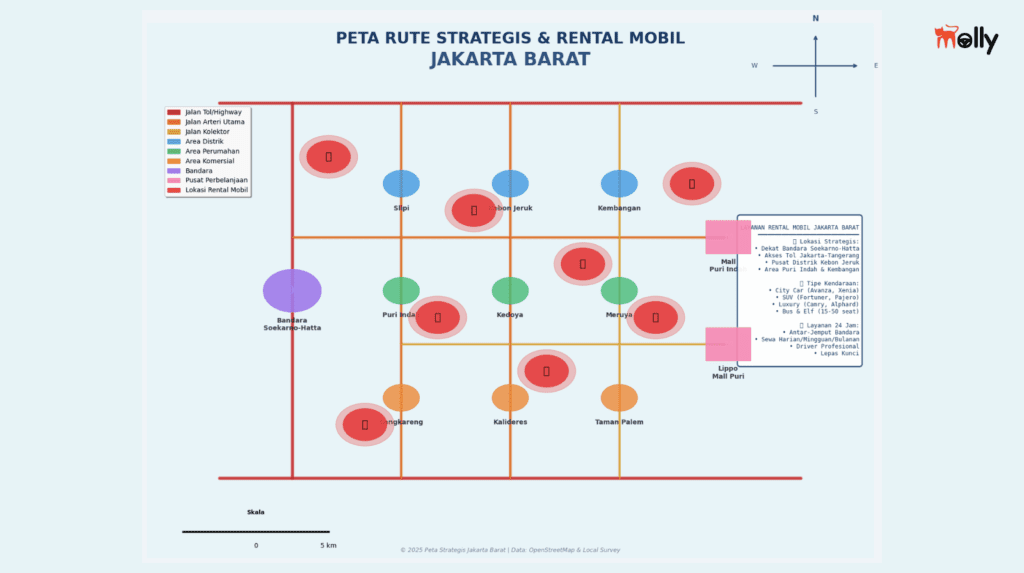 Peta Rute Strategis dan Layanan Rental Mobil Jakarta Barat 2026