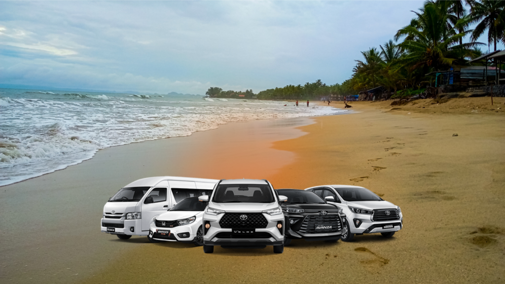 Sewa Hiace Banten untuk perjalanan rombongan
keluarga dan gathering kantor menuju destinasi wisata
Pantai Anyer dan Carita Sewa Hiace Banten untuk perjalanan rombongan
keluarga dan gathering kantor menuju destinasi wisata
Pantai Anyer dan Carita